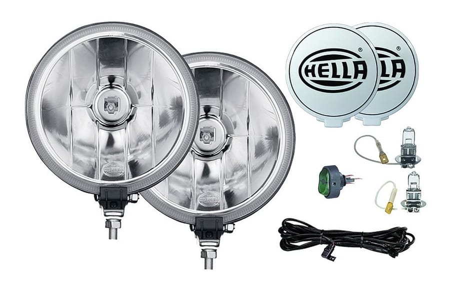 Hella 500FF kit farol de milha auxiliar (par)