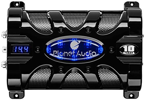 Planet Audio capacitor 10 farads com display