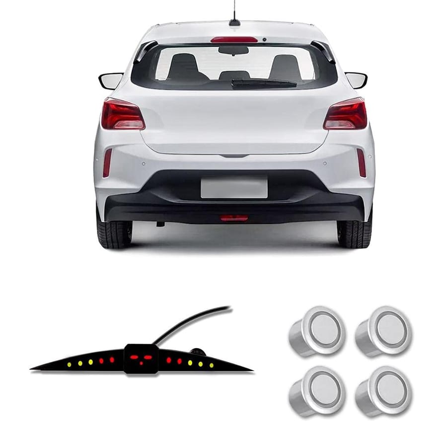 Roadstar RS204BR sensor de estacionamento prata