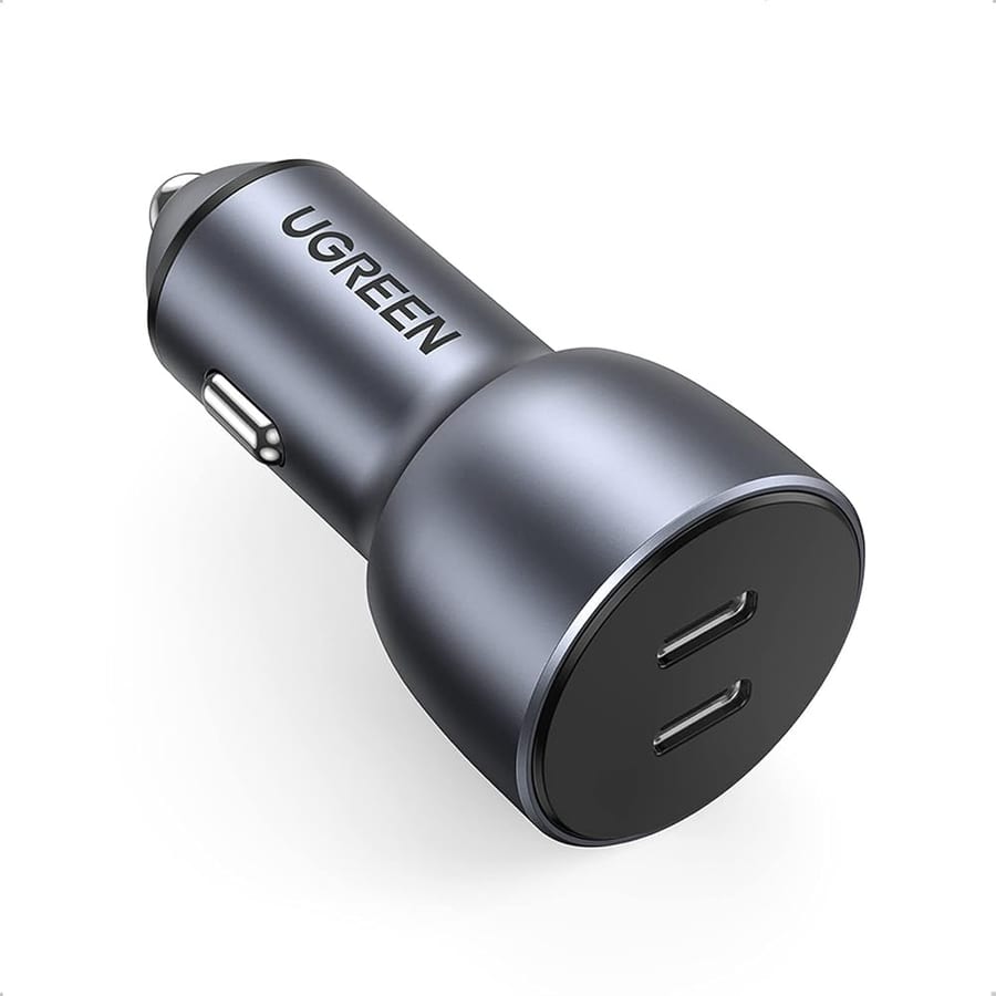Ugreen carregador de carro USB-C 40W PD duplo