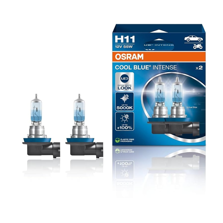 Osram Cool Blue Intense Next Gen H11 halógena até 5.000K (par)