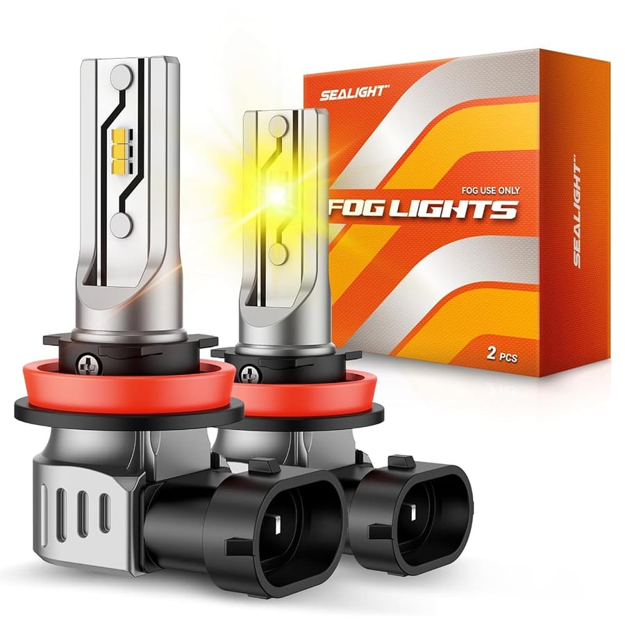 Sealight H11/H8/H16 LED amarela 12.000 lm (par)