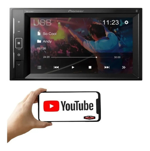 Pioneer DMH-A248BT 6.2 polegadas