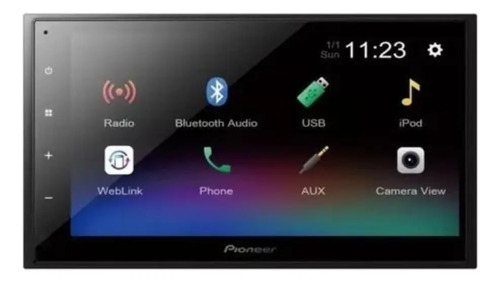 Pioneer DMH-A348BT espelhamento iPhone e Android