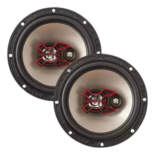 Bravox B3X60X 6 polegadas triaxial 100W RMS (par)