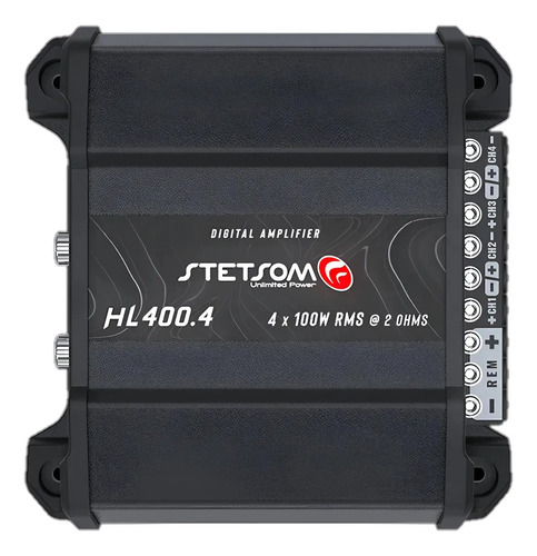 Stetsom HL 400.4 400W RMS 4 canais