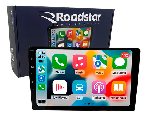 Roadstar RS-915BR Prime Android 12 com GPS e Wi-Fi