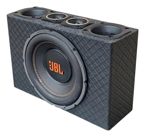Caixa trio slim com subwoofer JBL 10 polegadas