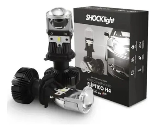 Shocklight Mini Projetor H4 canhão elíptico 5.200 lm 36W