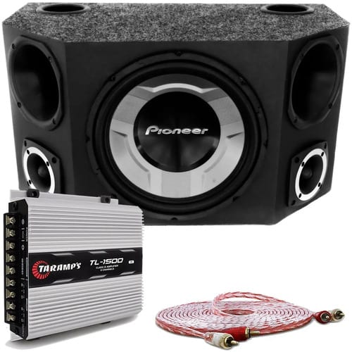 Caixa trio Pioneer completa + módulo Taramps