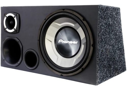 Caixa trio Pioneer cara preta 600W