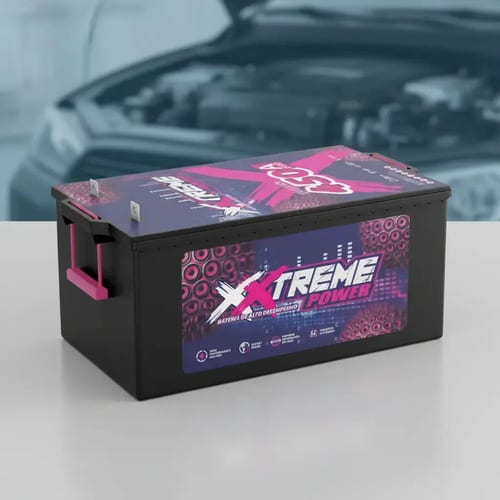 Bateria estacionária Extreme Power 450A 12V para som e solar