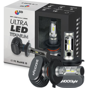 Shocklight Ultraled Titanium H4 6000K